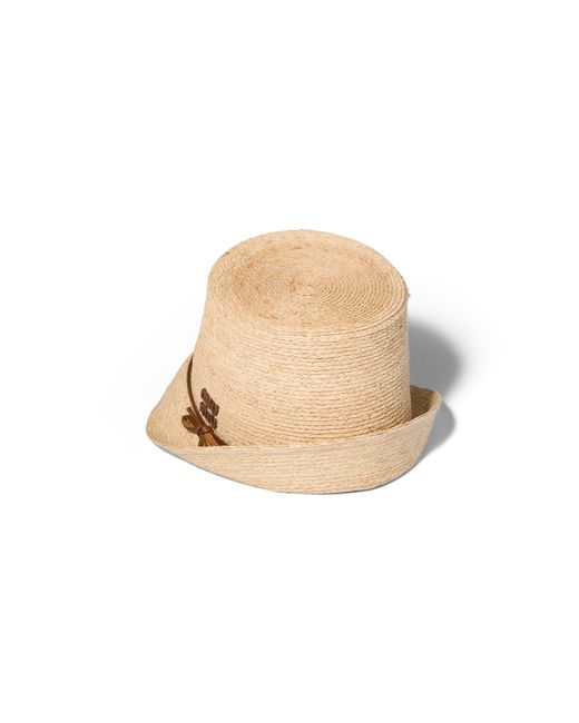 Miu Miu Natural Raffia Hat