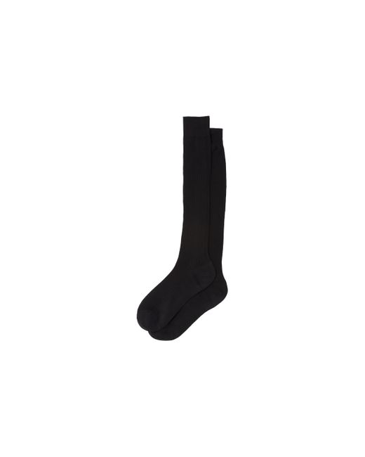 Miu Miu Black Silk Socks