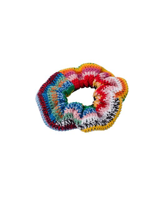 Miu Miu Multicolor Crochet Scrunchie