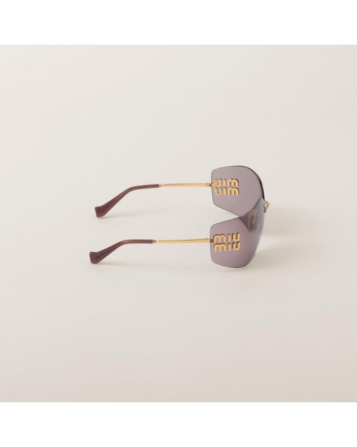 Miu Miu Pink Runway Sunglasses