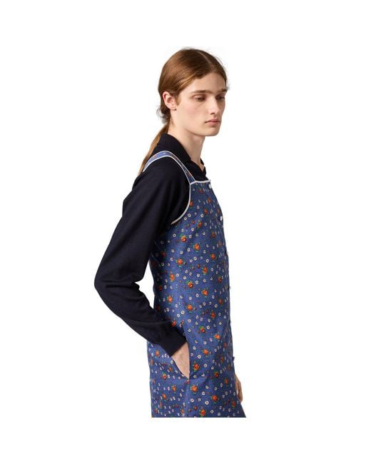 Miu Miu Blue Poplin Dress