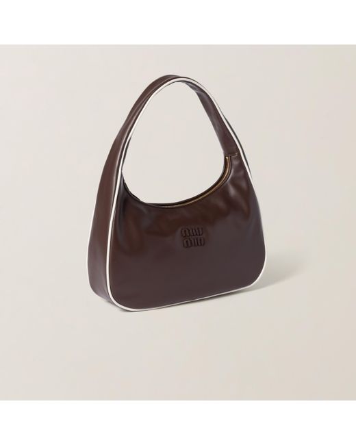 Miu Miu Brown Wander Leather Bag
