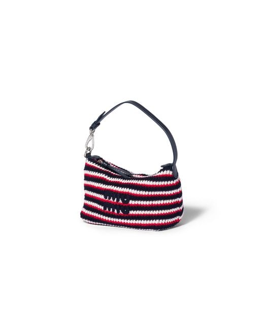 Miu Miu Purple Spirit Crochet Pouch