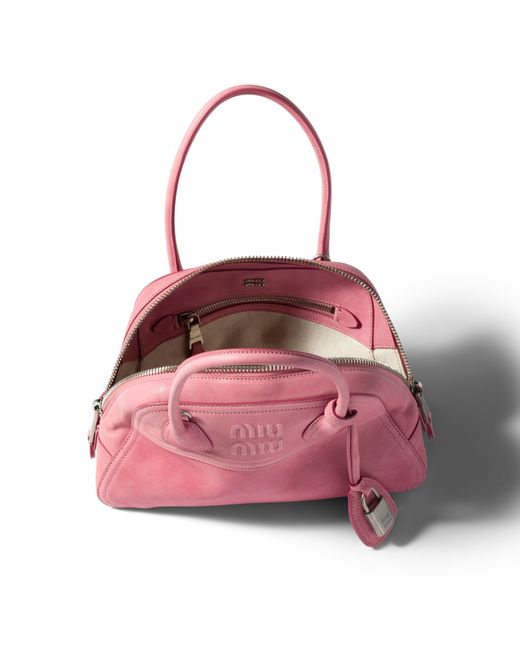 Miu Miu Pink Vivant Nappa Leather Bag