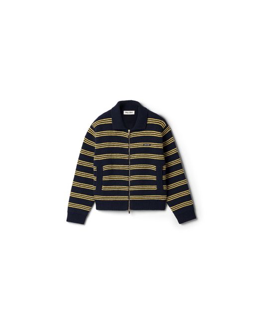 Miu Miu Black Wool And Cashmere Cardigan