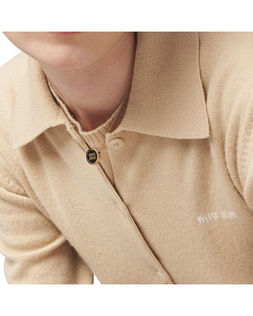 Miu Miu Metallic Metal Necklace