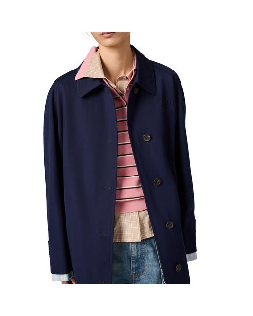 Miu Miu Pink Cotton Knit Polo Shirt