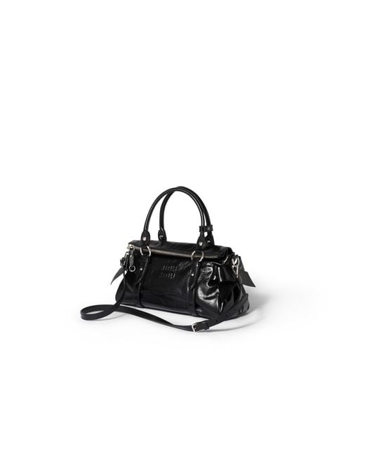 Miu Miu Black Shiny Leather Handbag