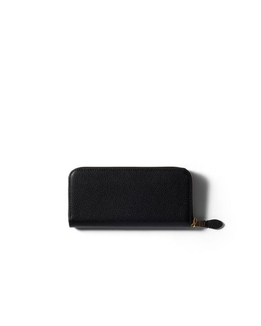 Miu Miu Black Large Leather Wallet