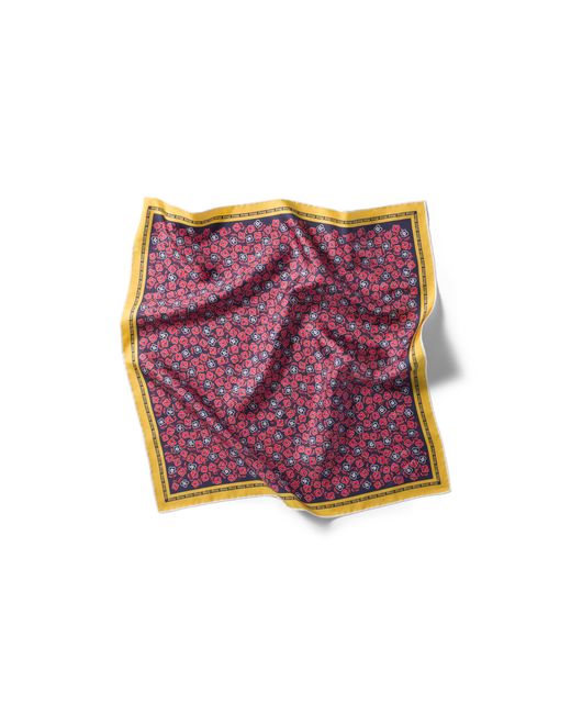 Miu Miu Purple Printed Twill Scarf