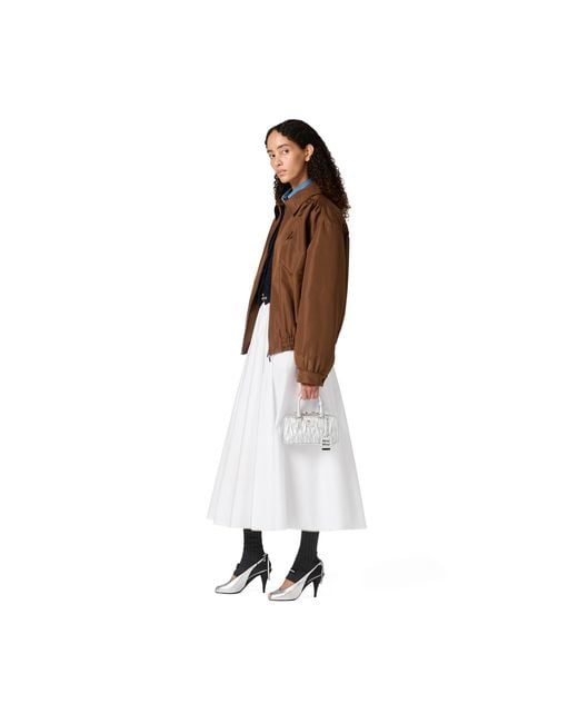 Miu Miu Gray Arcadie Matelassé Nappa Leather Mini-Bag