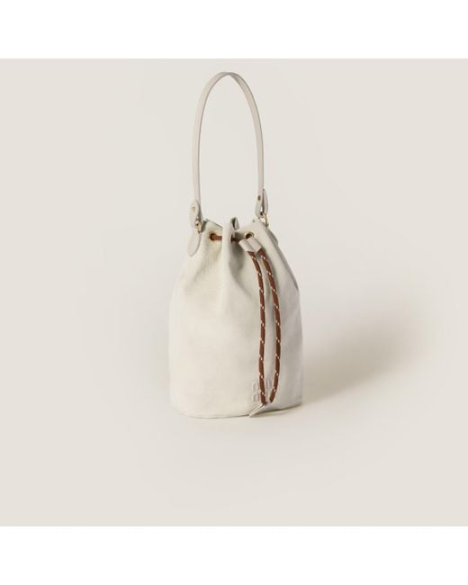 Miu Miu Natural Gabardine Pouch