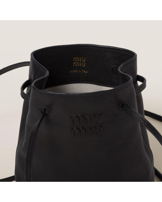 Miu Miu Black Nappa Leather Mini-Bag