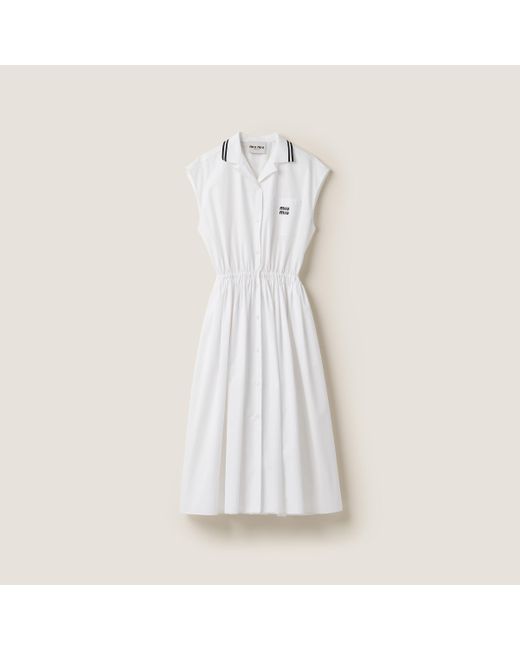 Miu Miu White Dresses