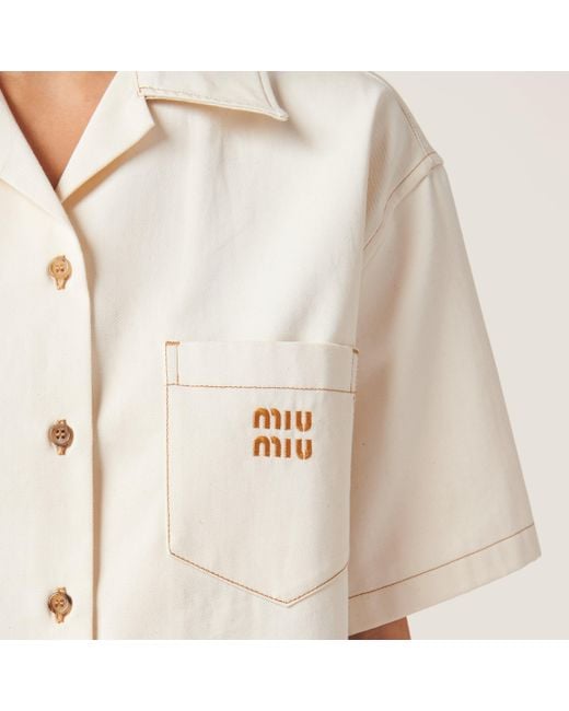 Miu Miu Natural Denim Shirt