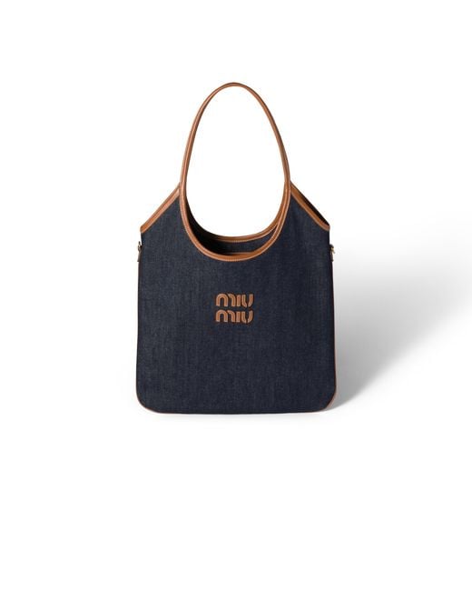 Miu Miu Blue Ivy Denim Bag