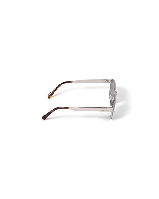 Miu Miu White Envie Sunglasses