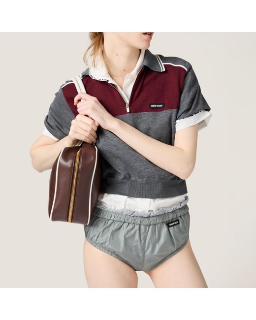 Miu Miu Multicolor Technical Silk Briefs