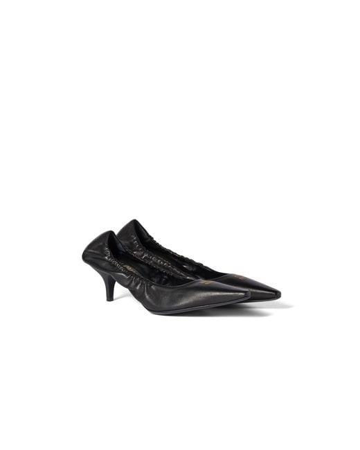 Miu Miu Black Nappa Leather Pumps