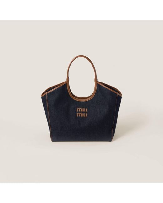 Miu Miu Blue Ivy Denim Bag