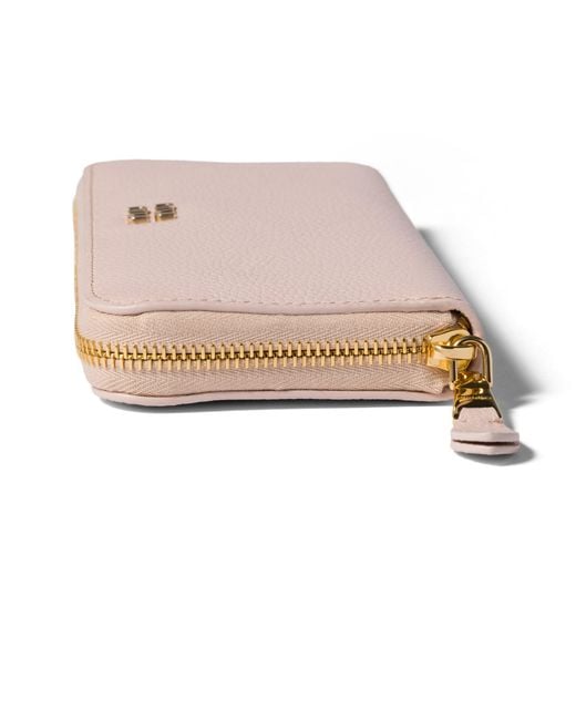 Miu Miu Pink Large Leather Wallet