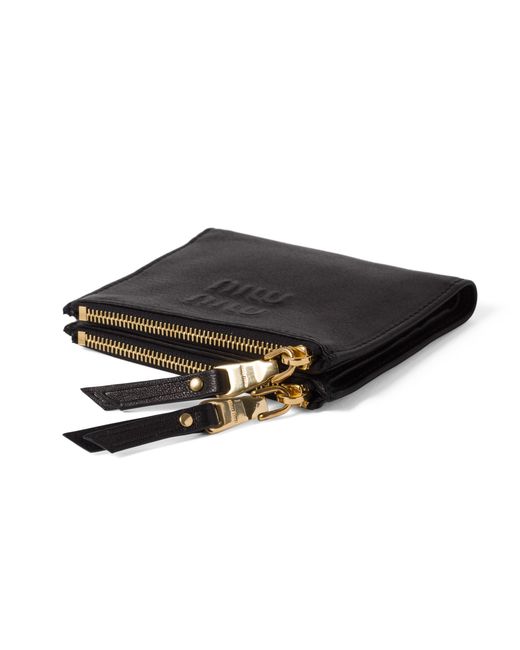 Miu Miu Black Wallets