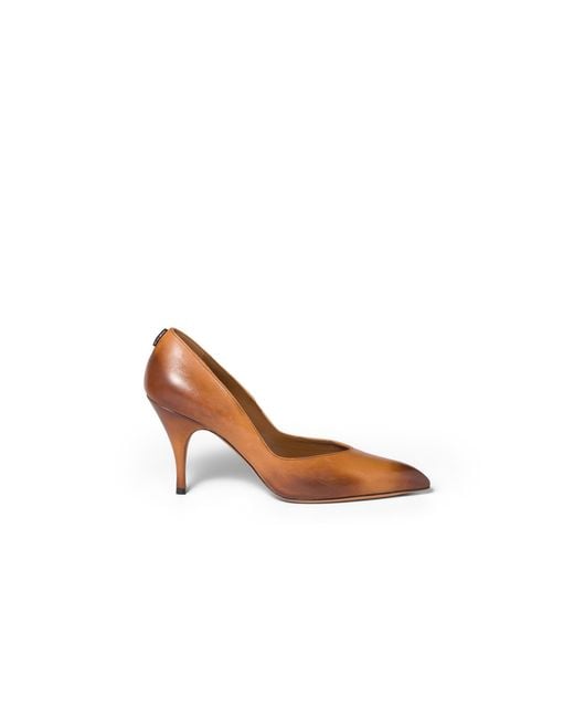 Miu Miu Brown Leather Pumps