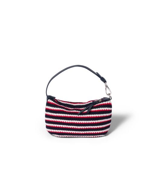 Miu Miu Purple Spirit Crochet Pouch