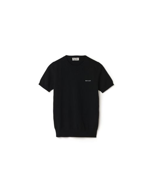Miu Miu Black Cashmere Sweater