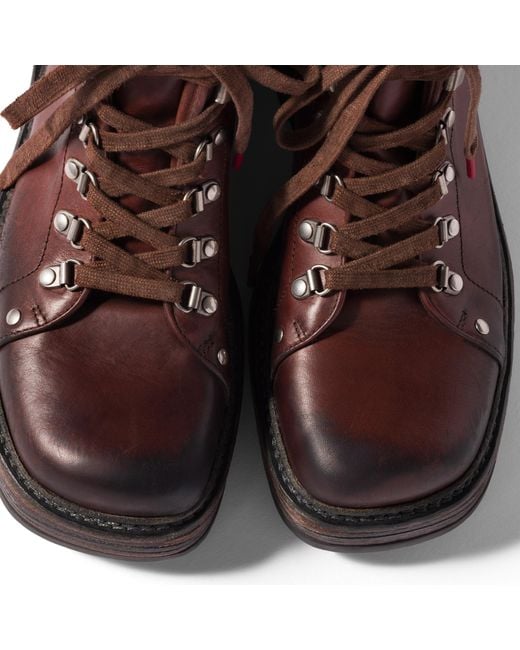 Miu Miu Brown Leather Booties