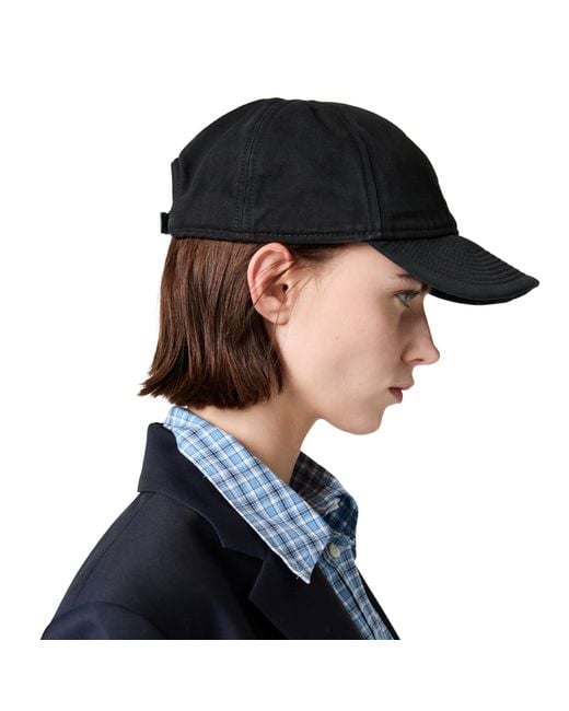 Miu Miu Black Drill Baseball Cap