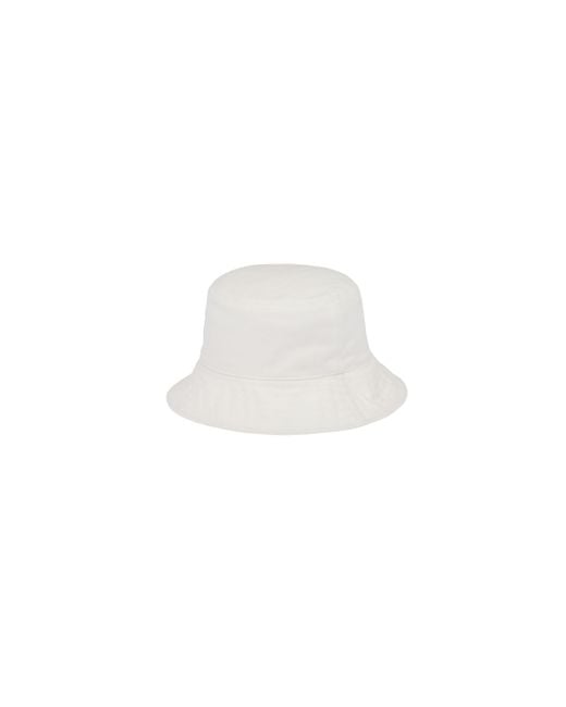 Miu Miu White Drill Bucket Hat
