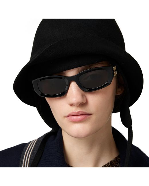 Miu Miu Blue Miu Glimpse Sunglasses