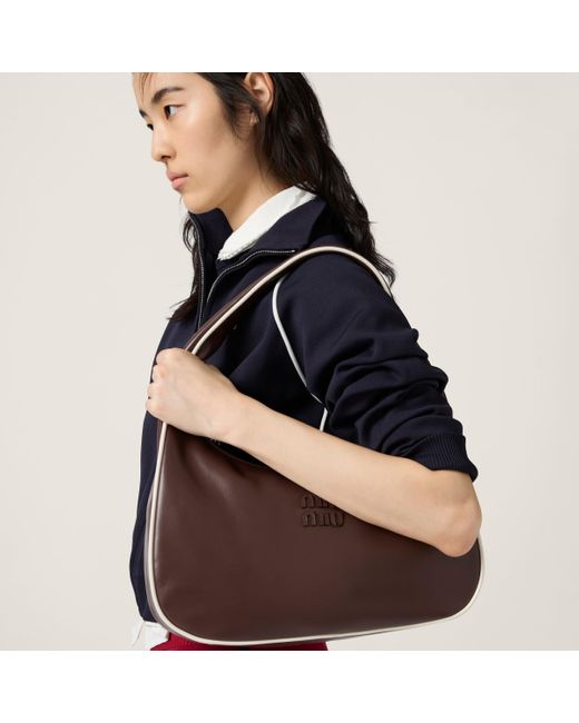 Miu Miu Brown Wander Leather Bag