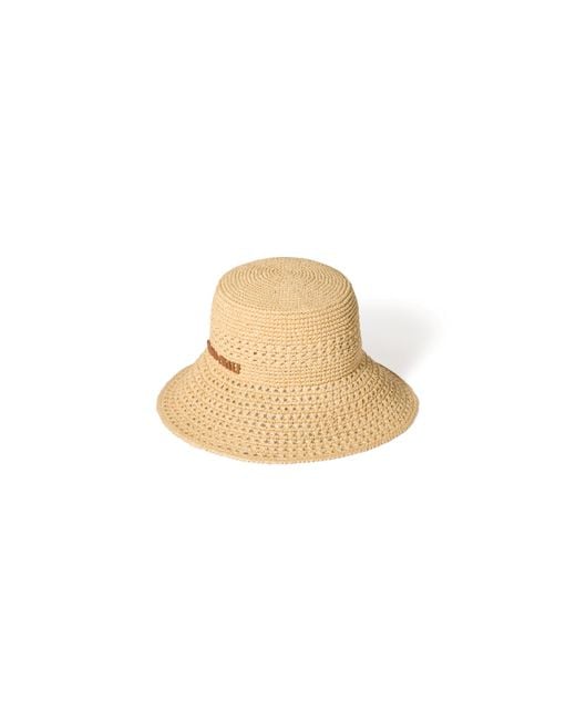 Miu Miu Natural Raffia Hat