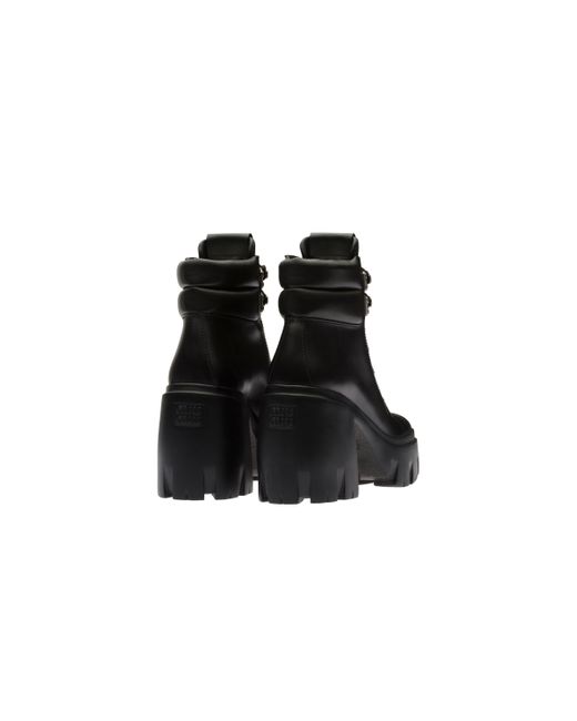 Miu Miu Black Leather Booties