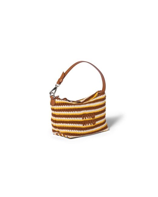 Pouch Spirit di Miu Miu in Metallic