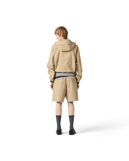Miu Miu Natural Ripstop Blouson Jacket