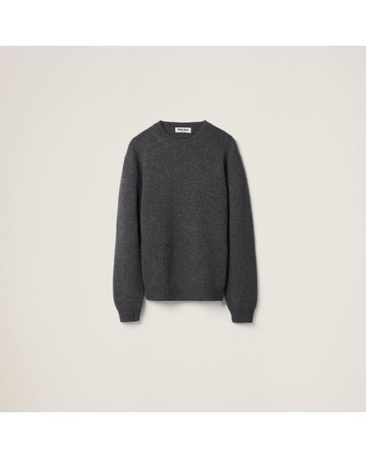 Miu Miu Black Cashmere Sweater