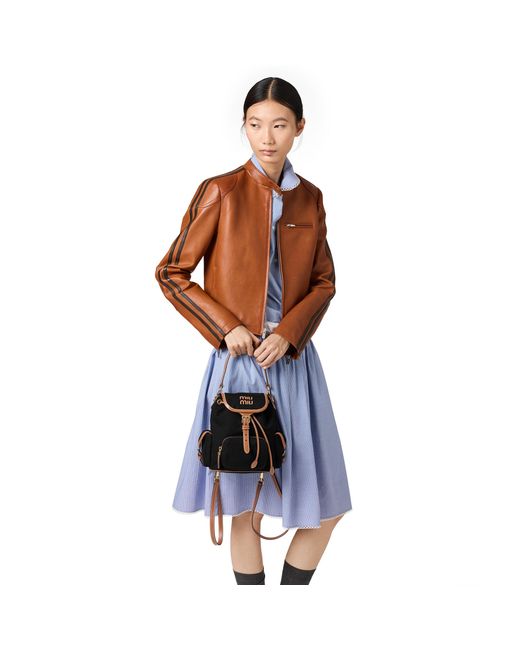 Miu Miu Black Backpack