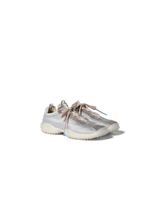 Miu Miu Multicolor Bubble Technical Fabric And Suede Sneakers