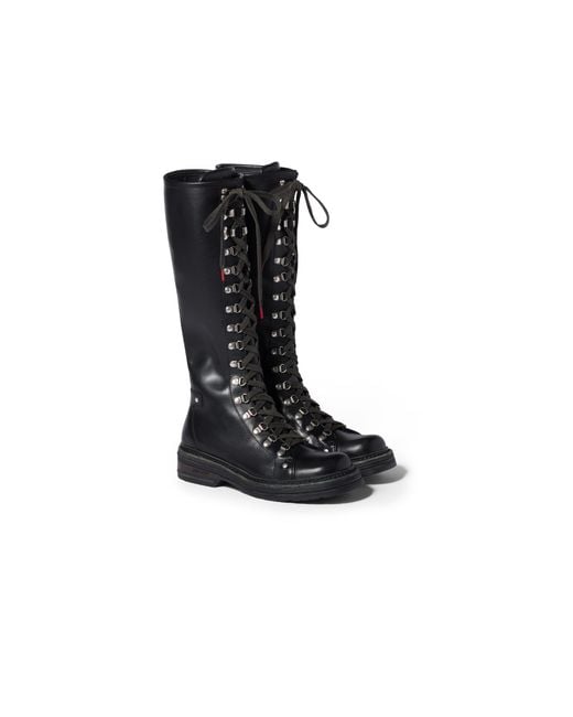 Miu Miu Black Leather Boots