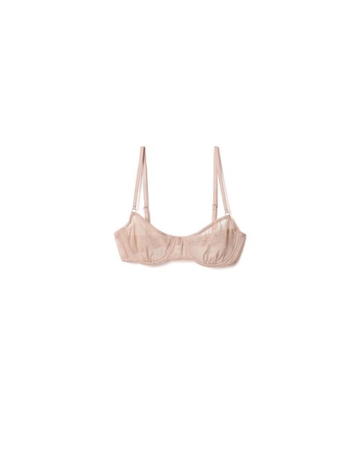 Miu Miu Pink Tulle Bra
