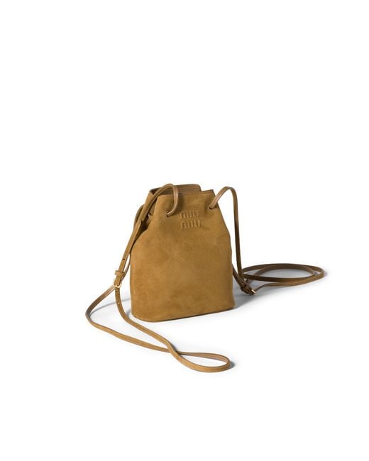 Miu Miu Green Suede Pouch