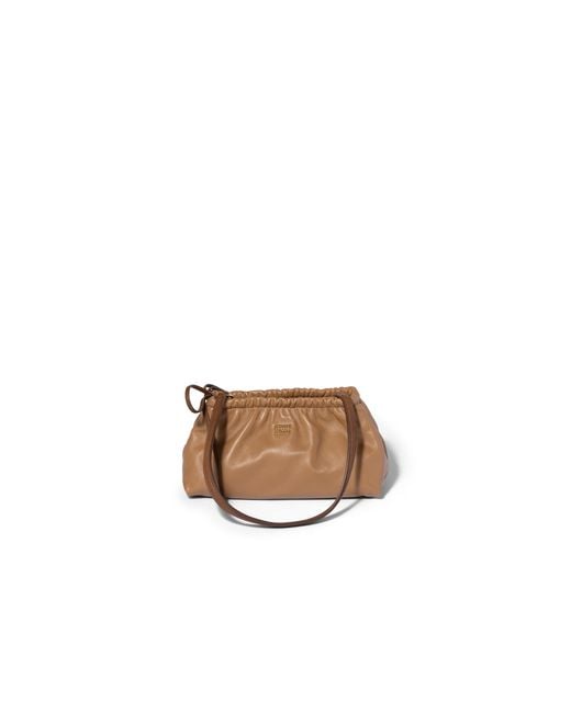 Pouch di Miu Miu in Natural