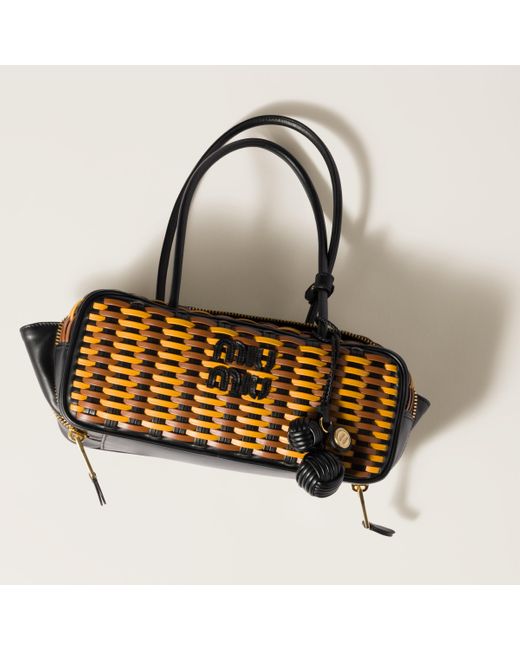 Miu Miu Multicolor Beau Leather Bag