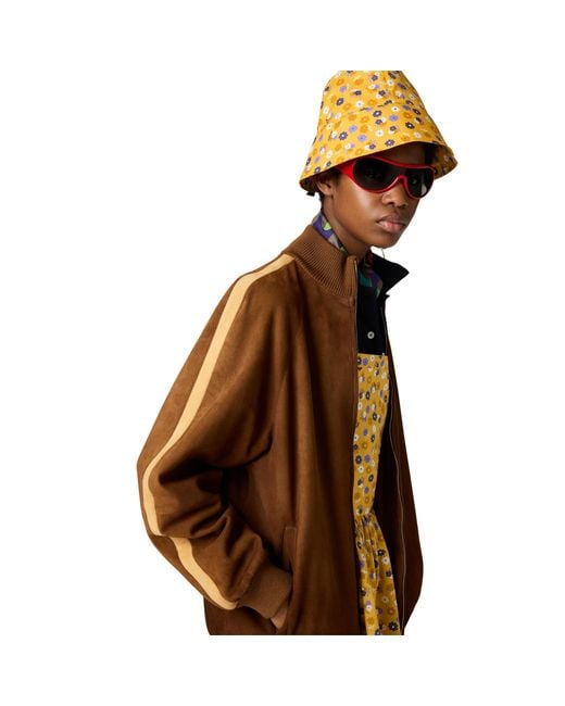 Miu Miu Yellow Poplin Bucket Hat
