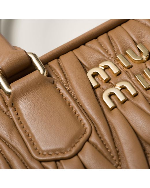 Miu Miu Multicolor Arcadie Matelassé Nappa Leather Bag