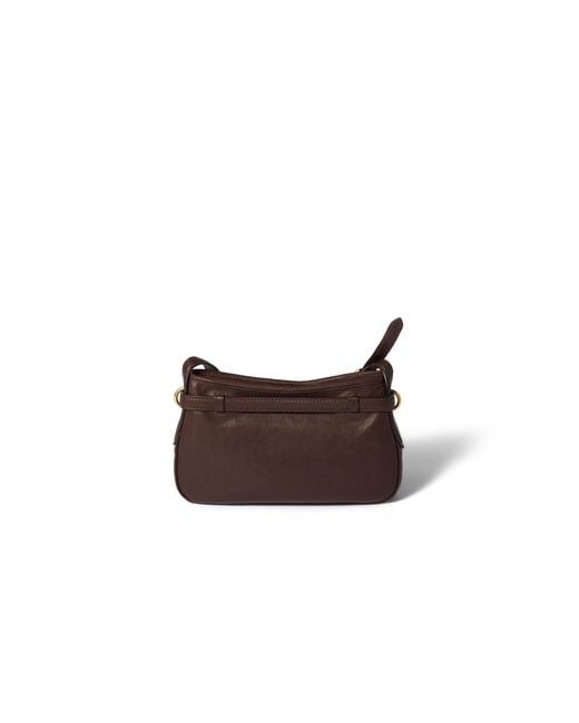 Miu Miu Brown Aventure Nappa Leather Bag