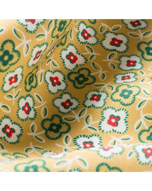 Miu Miu Natural Printed Twill Scarf